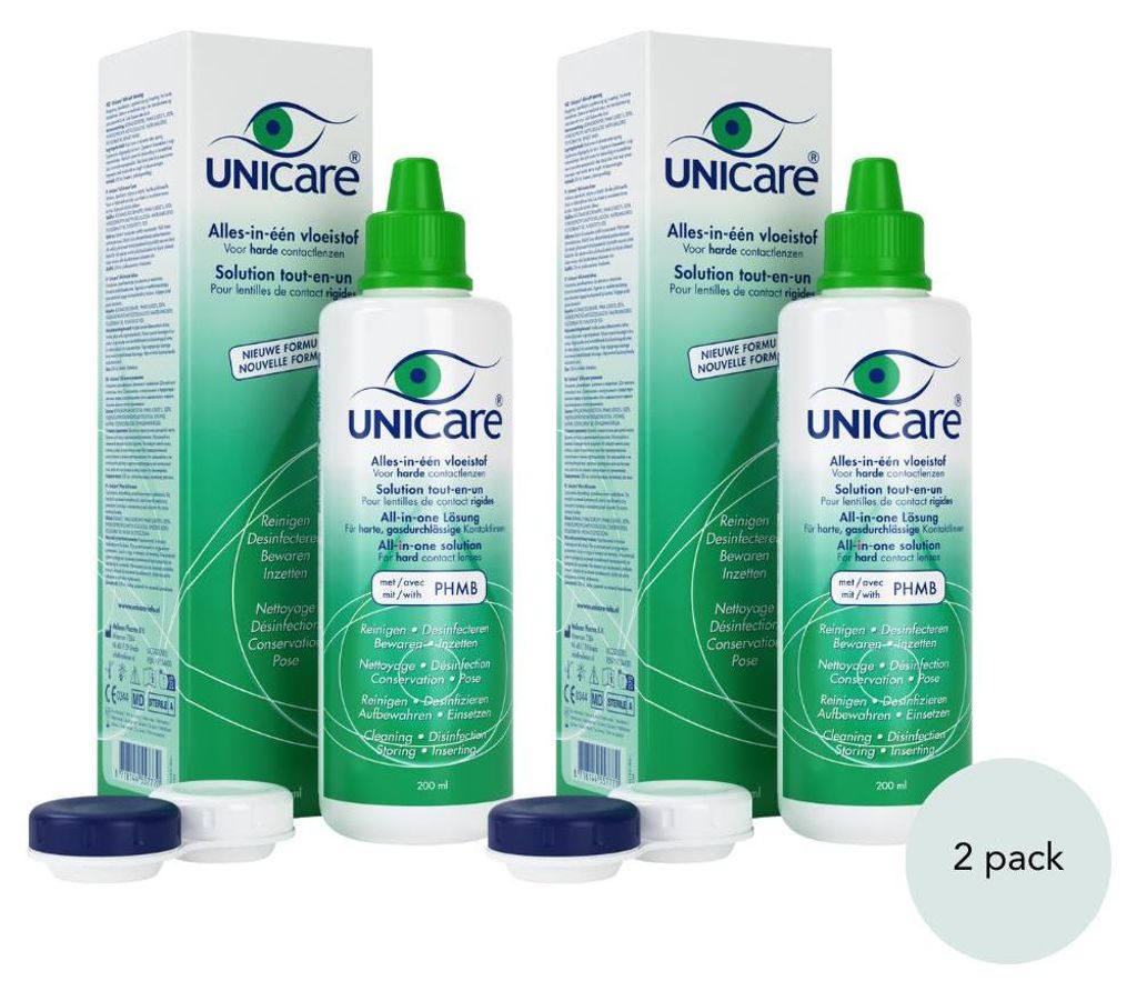 Unicare All in one Linsenlösung hart 200 ml Produktbild 