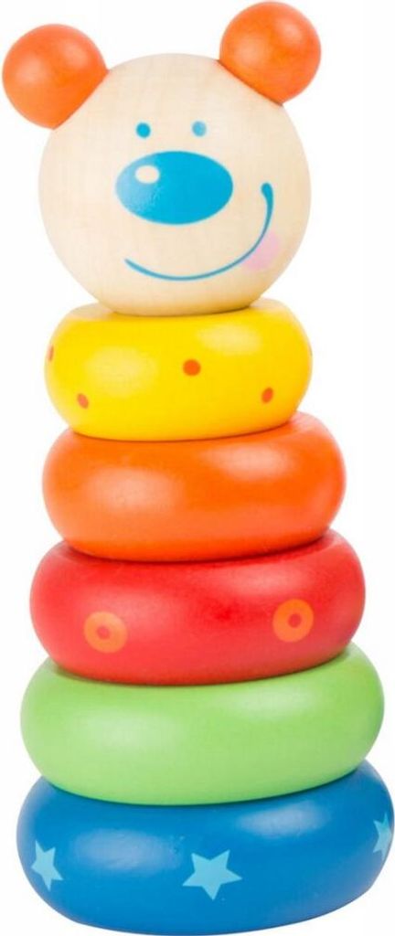 SMALL FOOT Schlossturm aus Holz - Bä r