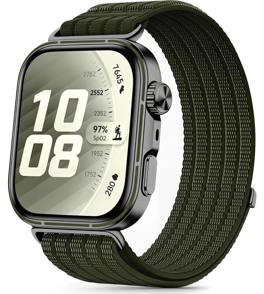 Nylon Armband für Huawei Watch Fit 5 / 5 Pro / 4 / 4 Pro / 3, Tech-Protect, Grün