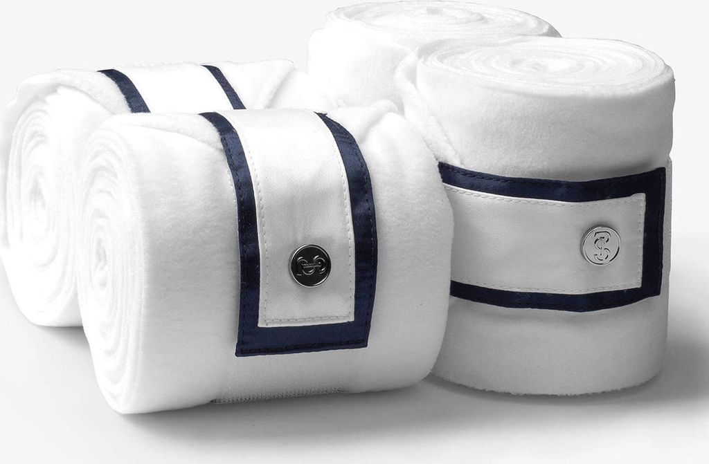 PS of Sweden Bandagen Signature FS 2023 Fleecebandagen White/Navy