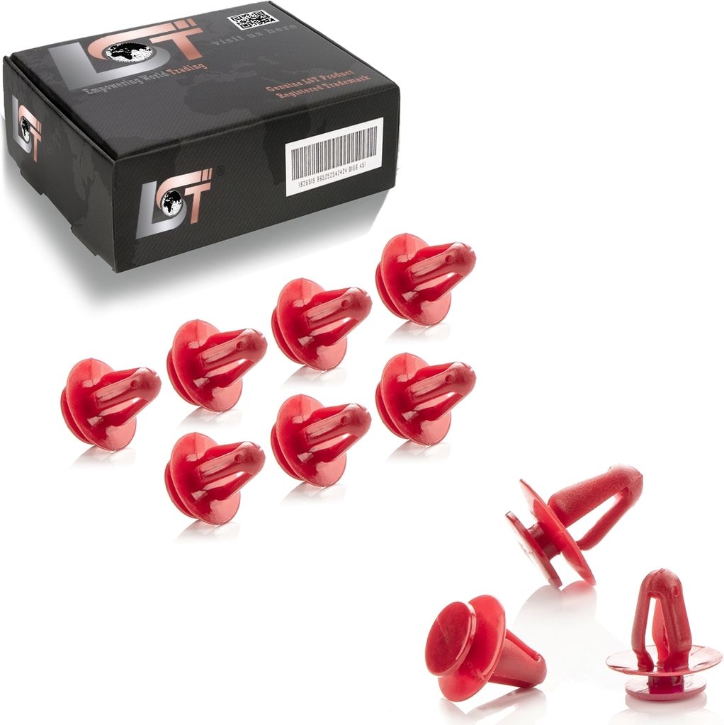 10x Kofferraum Abschlusskante Ladekante Befestigung Clips für TOYOTA COROLLA