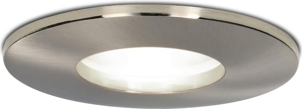 hoftronic LED Einbaustrahler 4W 6500K GU10 IP44 Aluminium dimmbar