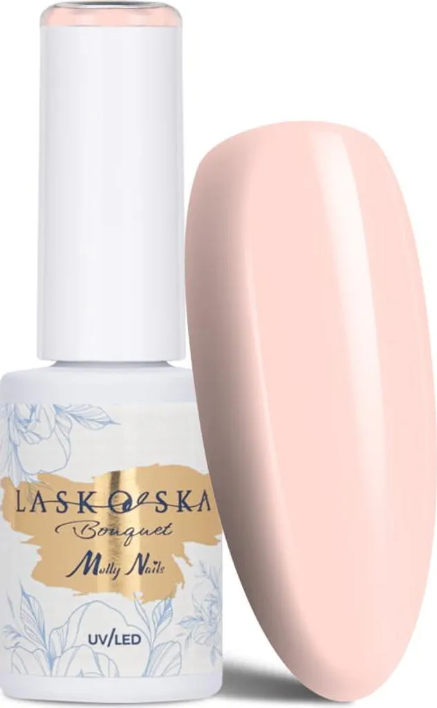 Vernis Semi-Permanent Anti-Allergie Softly Flower Molly Nails sans HEMA