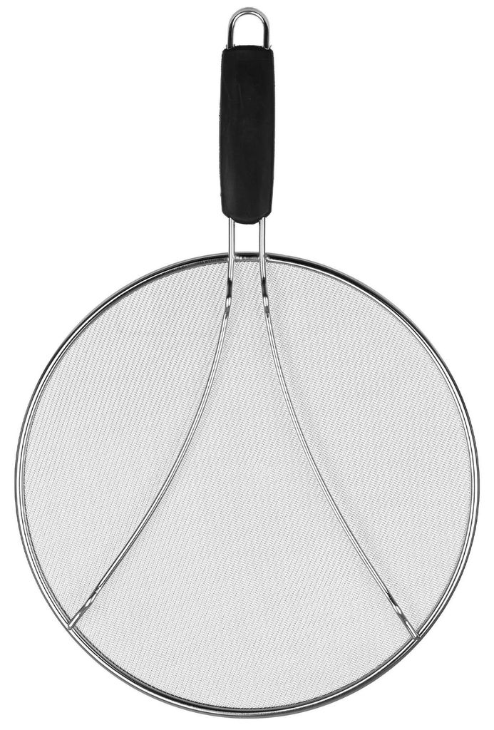 Pfannen-Spritzschutz - Spritzschutzsieb - Edelstahl - Ø 29 cm - 1 Stück - Silber