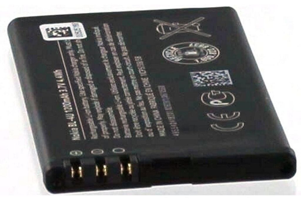 Akku für Nokia RM-872 Li-Ion 3,7 Volt 1000 mAh schwarz. Produktbild 