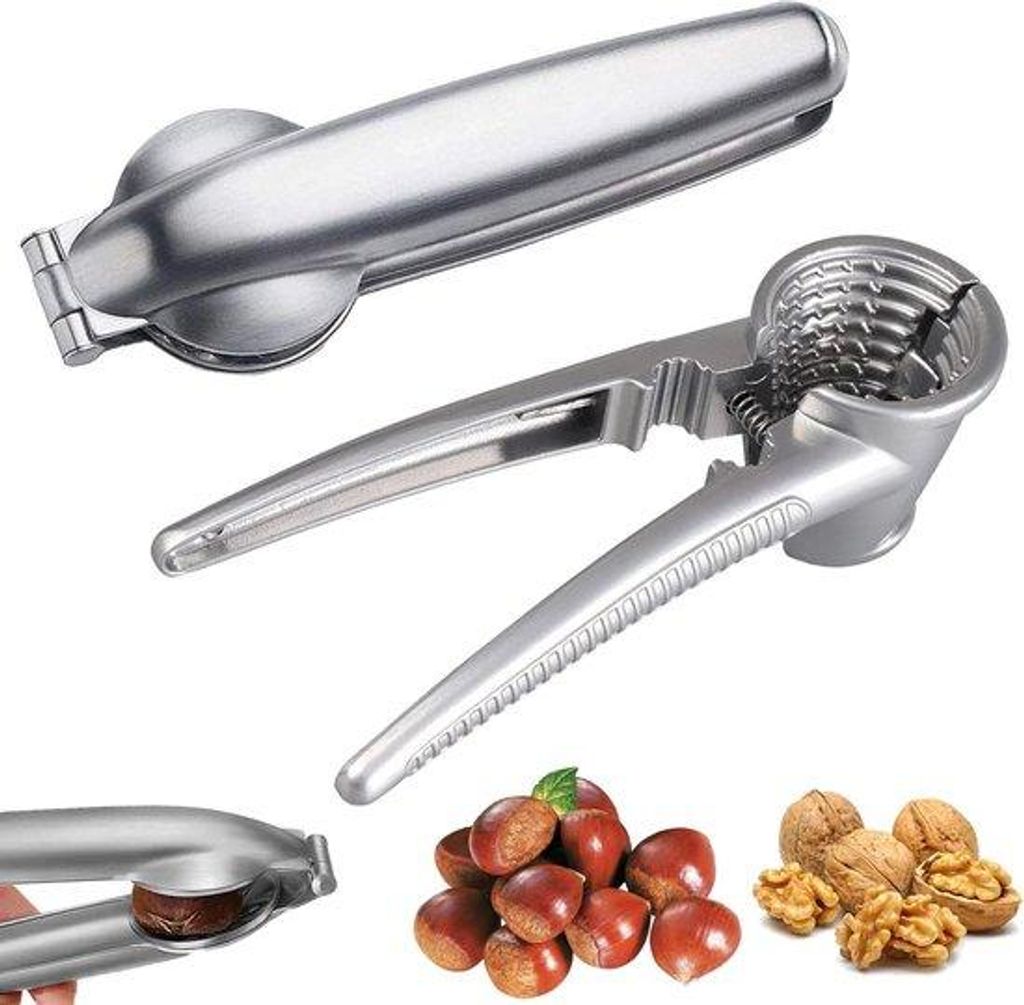 Nussknacker Edelstahl 2er Set
