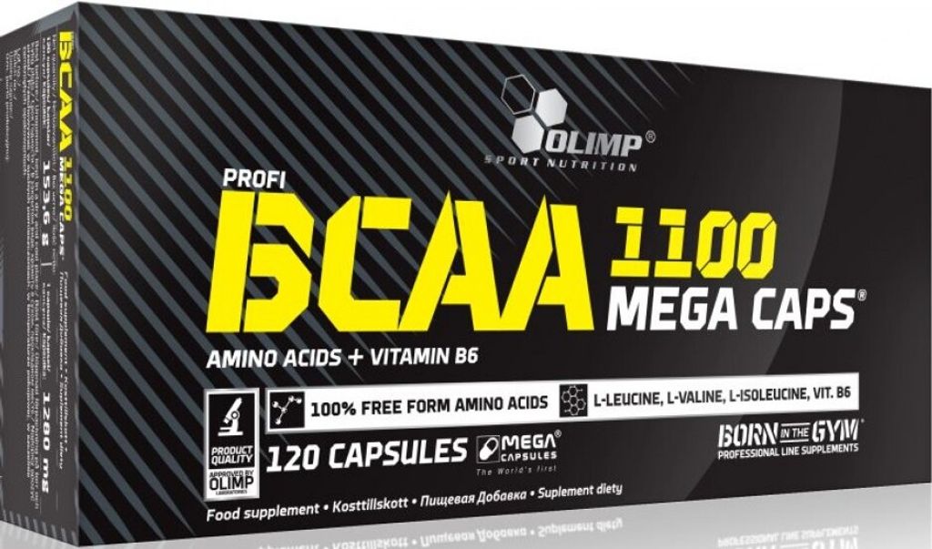 Olimp BCAA 1100 Mega Caps - 120 capsule Immagine del prodotto 