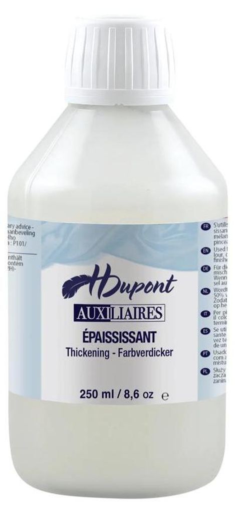 Clairefontaine Farbverdicker 250ml mit pastenartiger Textur, verhindert Farbverlauf auf Seide