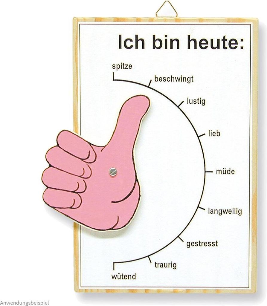 Stimmungsbarometer Kinder Holz Bausatz