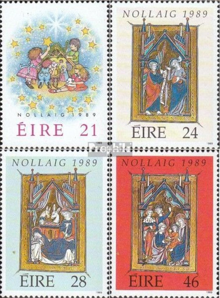 Briefmarken Irland 1989 Mi 694-697 (kompl.Ausg.) postfrisch Weihnachten