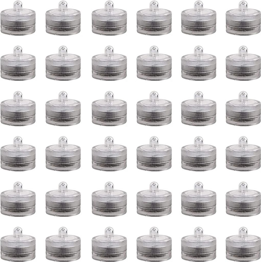 36er-Packung LED-Tauchleuchten, Poolleuchten, flammenlose LED-Leuchten für Hochzeiten, Partys und Valentinstag