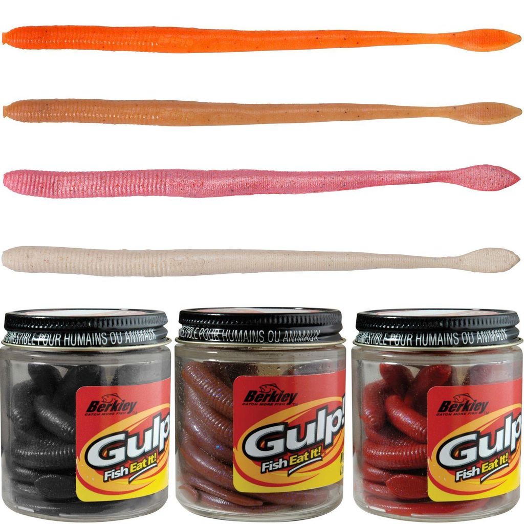 Berkley Gulp! Nightcrawler - 10 Gummiwürmer, Länge:8cm, Produktbild 