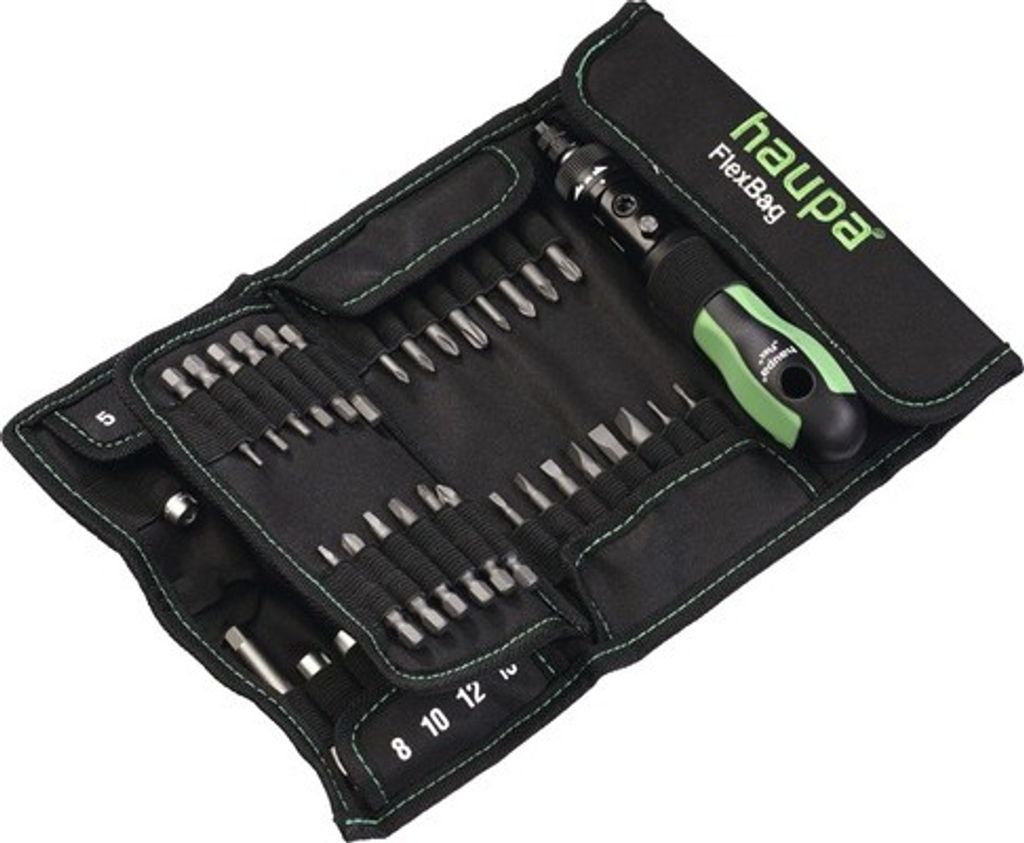 Haupa Flex Bag 40 Set di cacciaviti con chiave a cricchetto Immagine del prodotto 