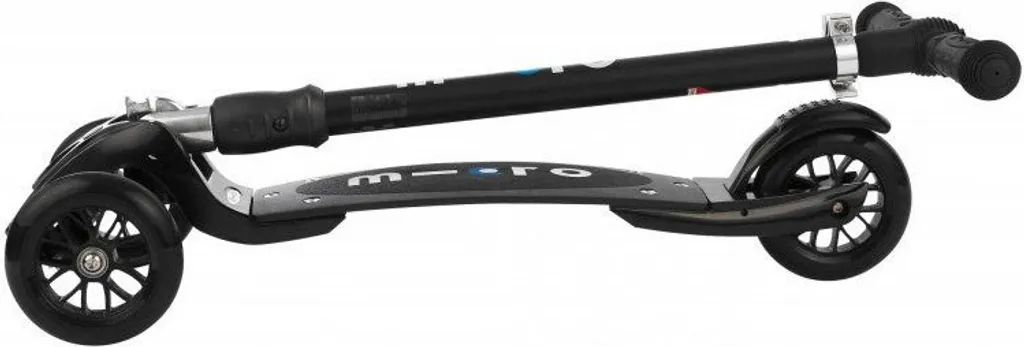 Micro Kickboard Compact noir flexible : trottinette pliable et stable