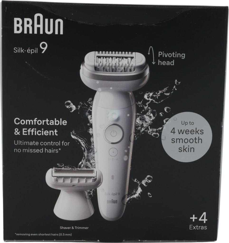 Braun Silk-épil 9 9-041, Silber, 40 Pinzette, MicroGrip, Produktbild 