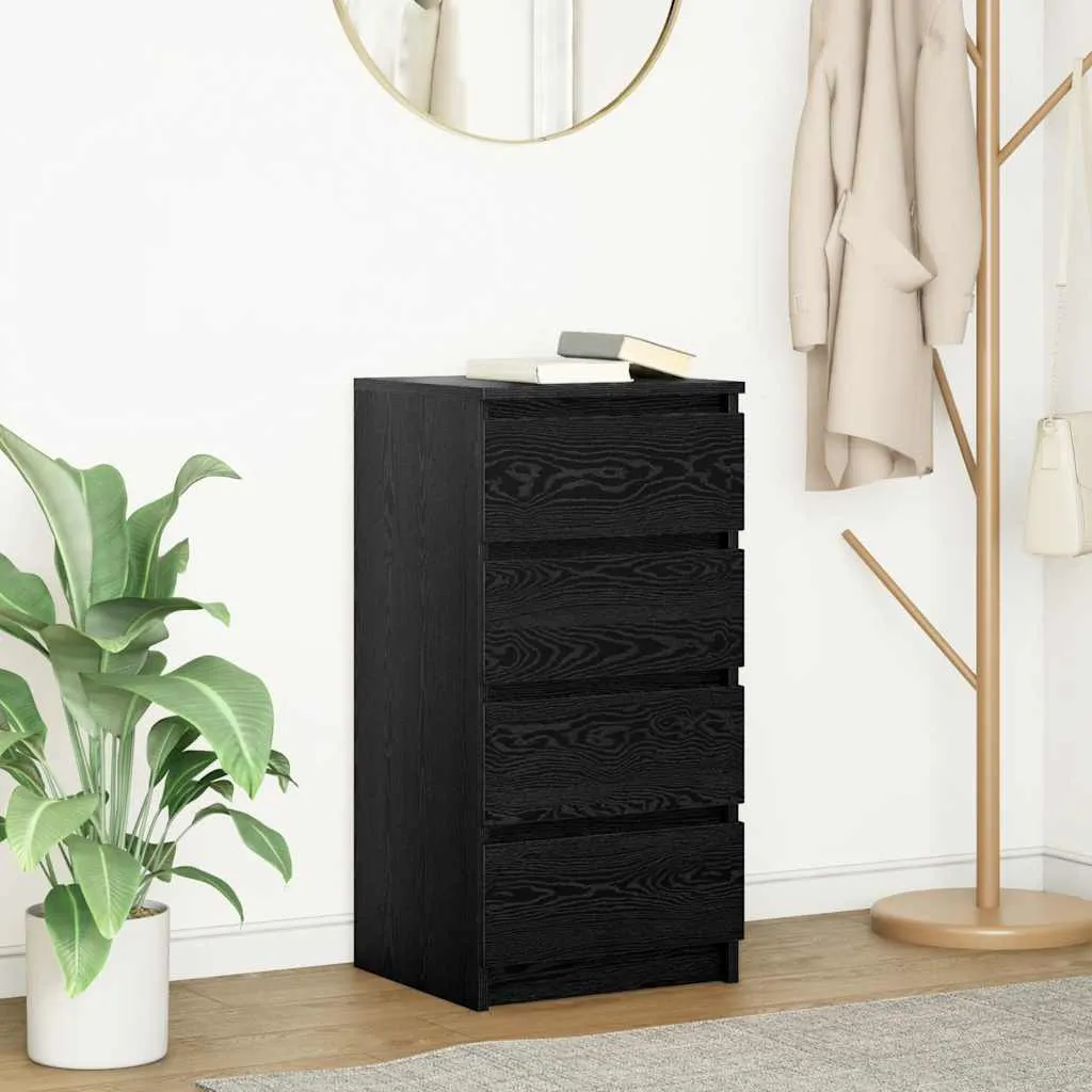 Offerta Credenza Maison Exclusive Rovere Nero 37.5x35x76 - Compra