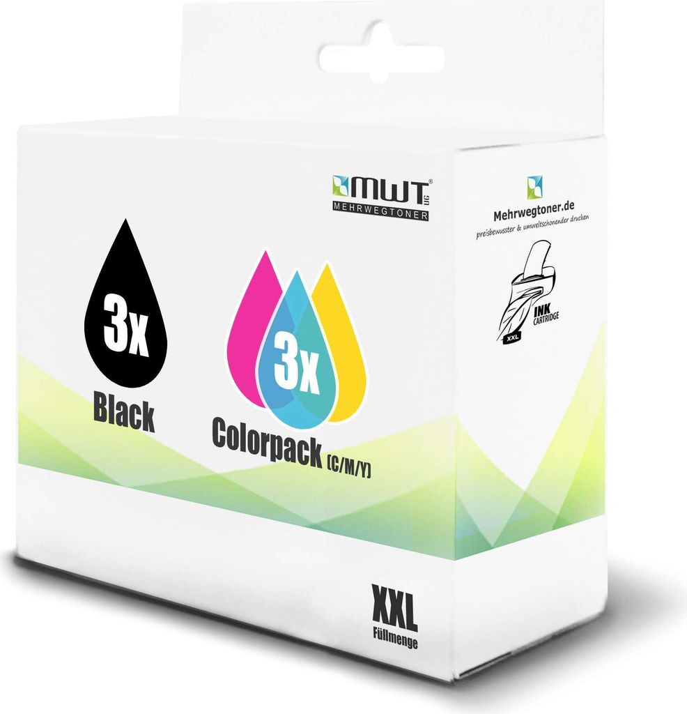 6 Mehrwegtoner kompatible Tintenpatronen ersetzt Canon PG512 CL513 2970B010 2971B001 2969B001 Mehrfarbig