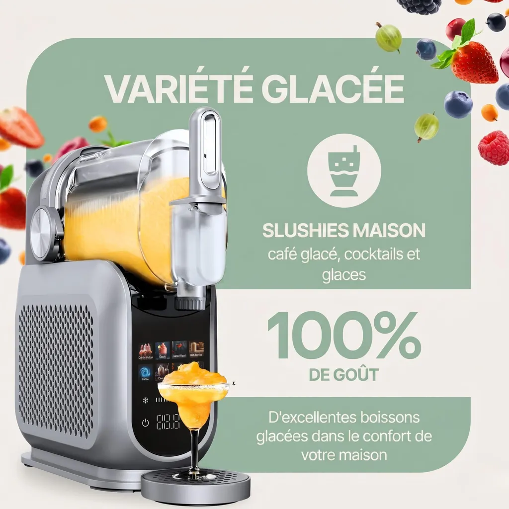 Machine à granité professionnelle facile à nettoyer pour la maison - 2