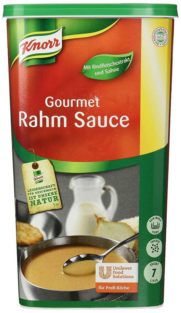 Knorr Gourmet Rahmsauce cremig mild verfeinert im Kübel 1000g
