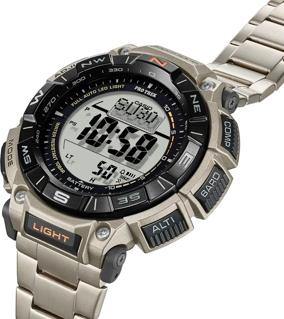Montre Digitale de Randonnée Casio PRG-340-7ER avec Boussole Intégrée