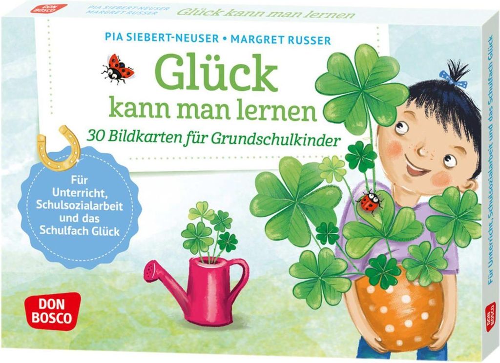 Glück kann man lernen. 30 Bildkarten für Grundschulkinder Produktbild 