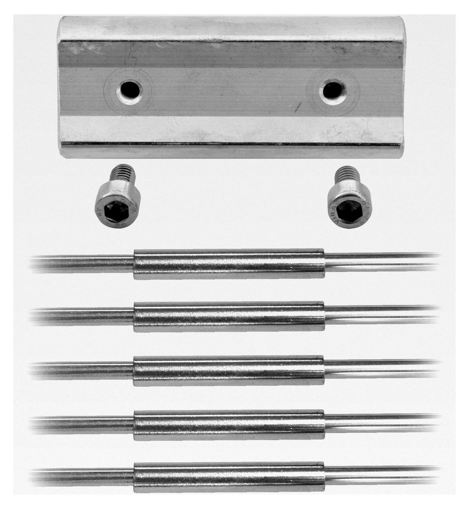Verbindungsset für Aluminium- und Edelstahl-Geländersets, 1 Stück