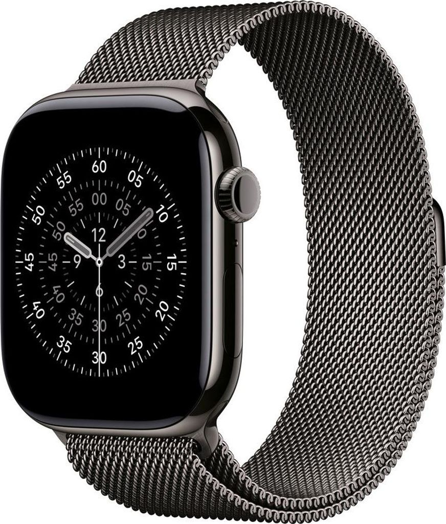 Apple 46mm Milanaise Armband Schiefer M/L Produktbild 