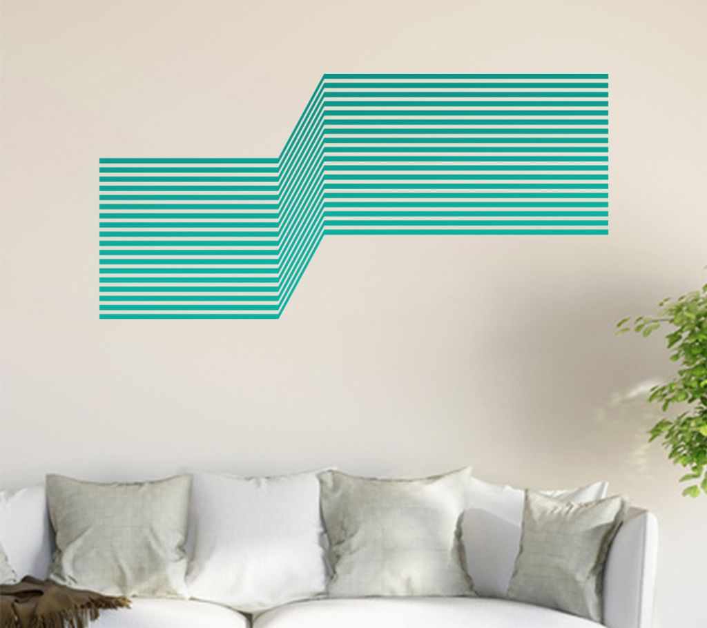 Retro Design Wandtattoo in 6 Größen - Wandaufkleber Wall Sticker - Dekoration, Küche, Wohnzimmer, Schlafzimmer, Badezimmer