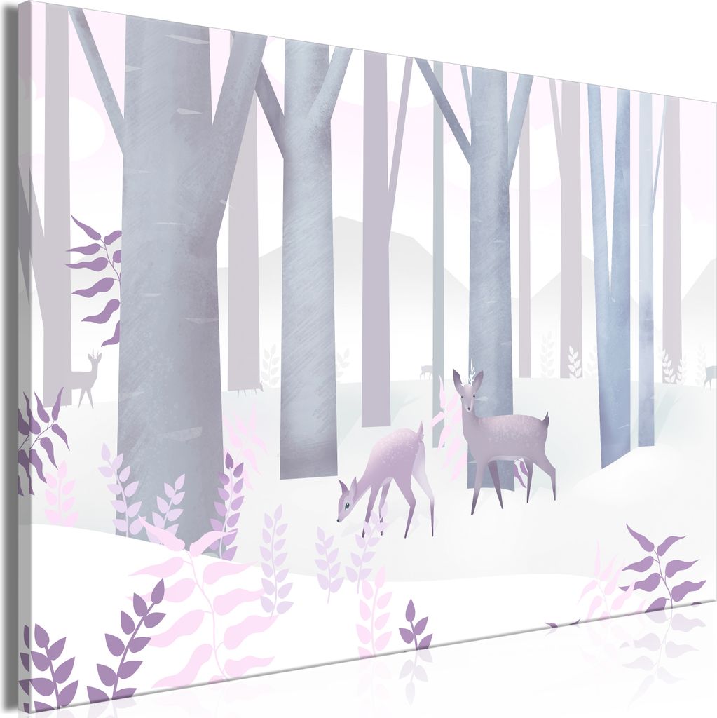 Vlies Leinwandbild - Fairy-Tale Forest (1 Part) Vertical - Second Variant 30x20 cm Für Kinder e-A-10002-b-b
