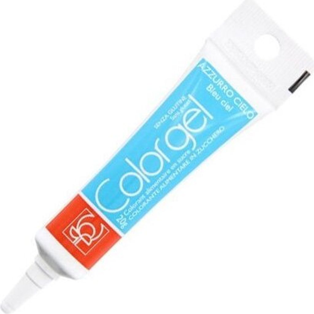Colorgel Azzurro Cielo 20g Gel blauer Farbstoff - Modecor Produktbild 