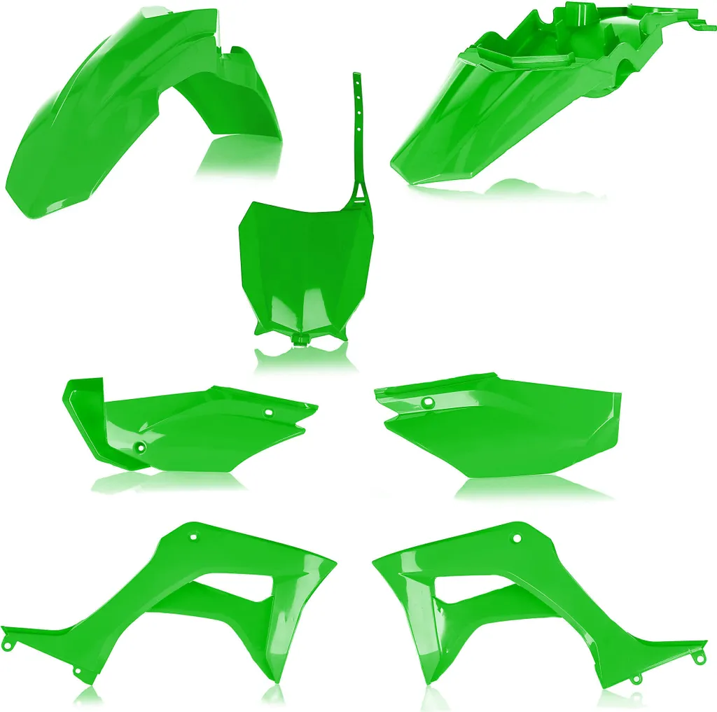 Kit plastique Acerbis 7 pièces vert pour moto Honda CRF 110 F