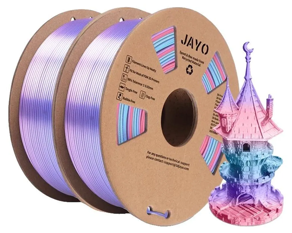 Filament PLA 1.75mm SEIDE Rainbow 02 pour Imprimante 3D Multicolore