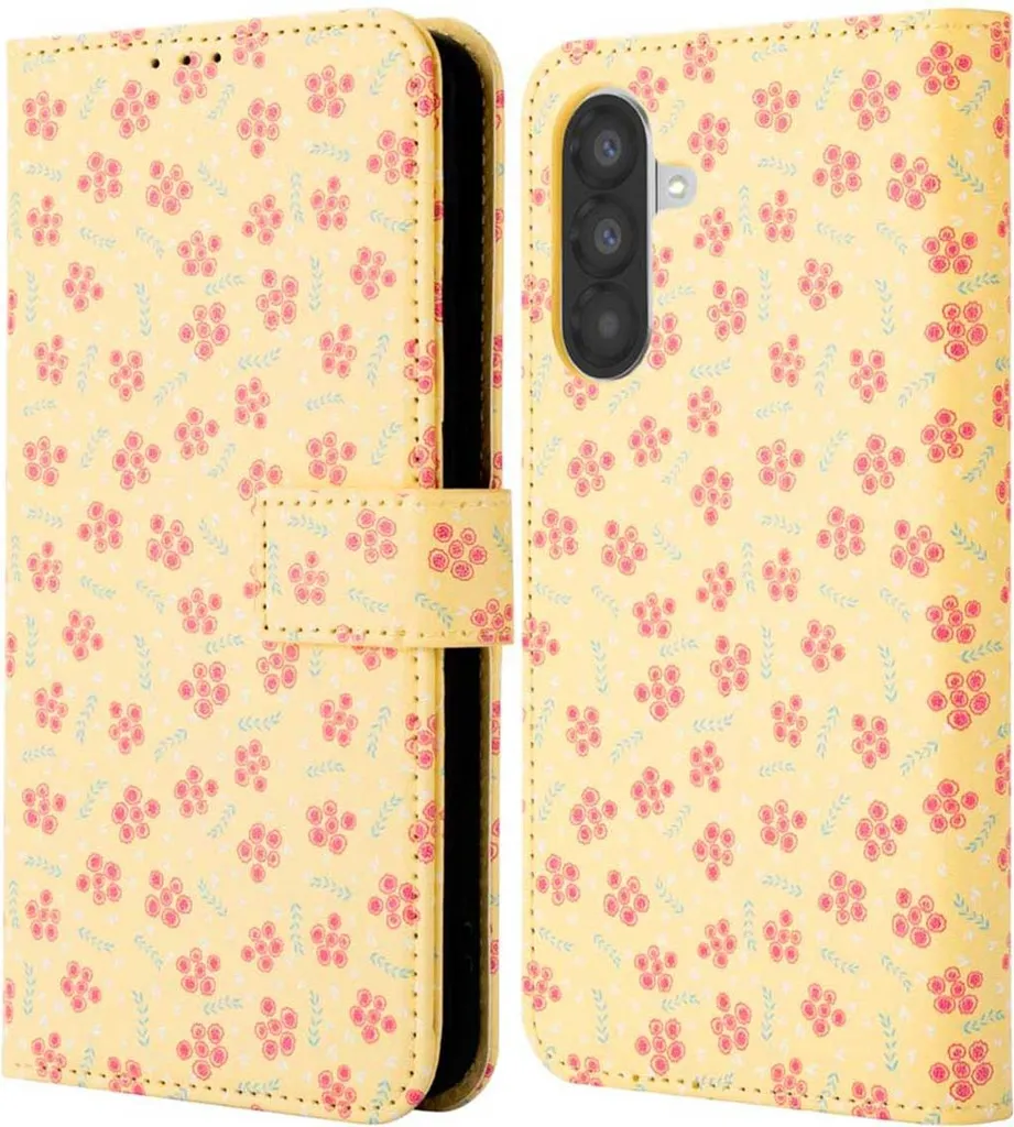 Custodia a libro imoshion Design Samsung Galaxy A26 - Sunny Yellow Petite Flowers