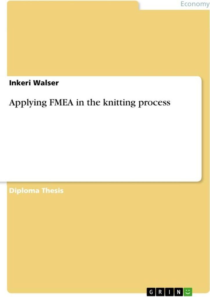 Applying FMEA in the knitting process