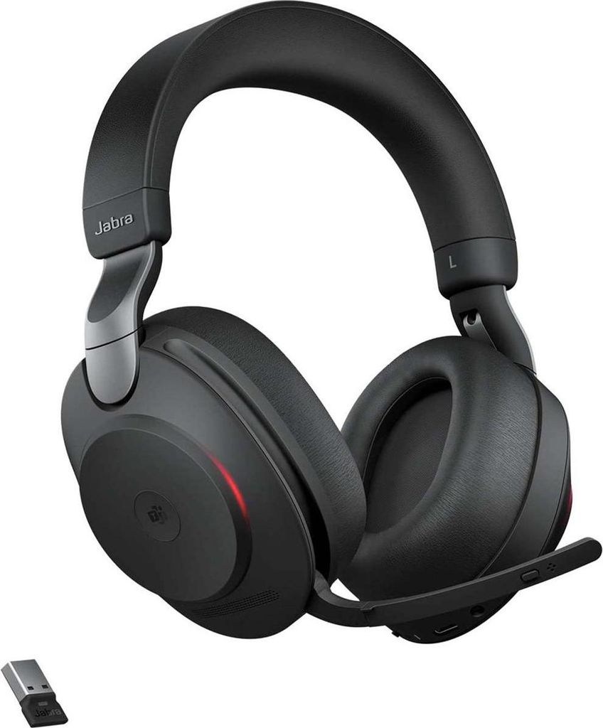Jabra Evolve2 85 MS Stereo 28599-999-889 - Headset - ohrumschließend - Bluetooth - kabellos, kabelgebunden - aktive Rauschunterdrückung