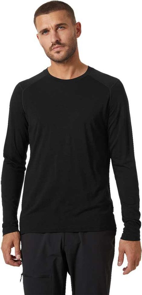 Helly Hansen Durawool Crew Langarm-baselayer Schwarz XL Mann Schwarz XL