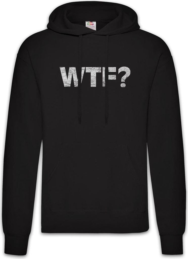Urban Backwoods WTF, Herren Hoodie, Farbe: Schwarz, Größe: M