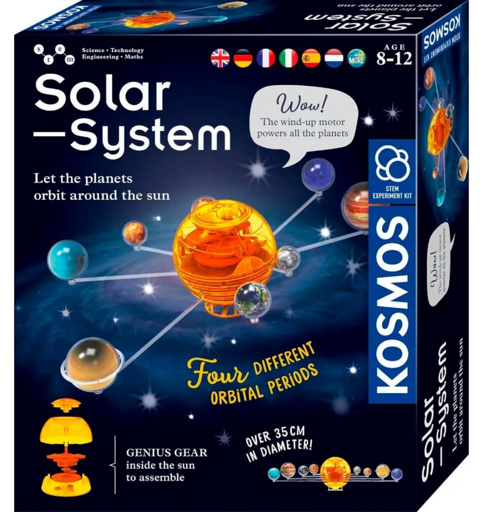 Kosmos Orbiting Solar System 12L, Experimentierkasten, (mehrsprachige