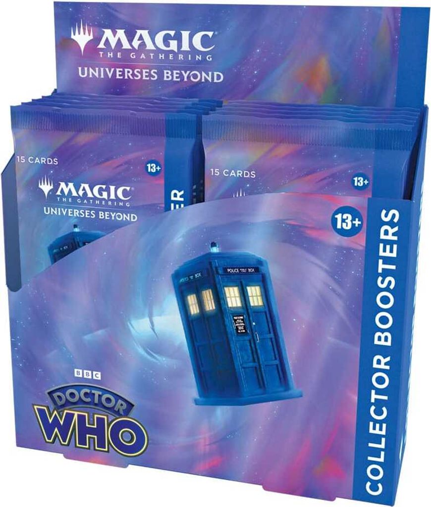 Wizards of the Coast Magic the Gathering Universes Beyond: Doctor Who Sammler Booster Display (12) englisch