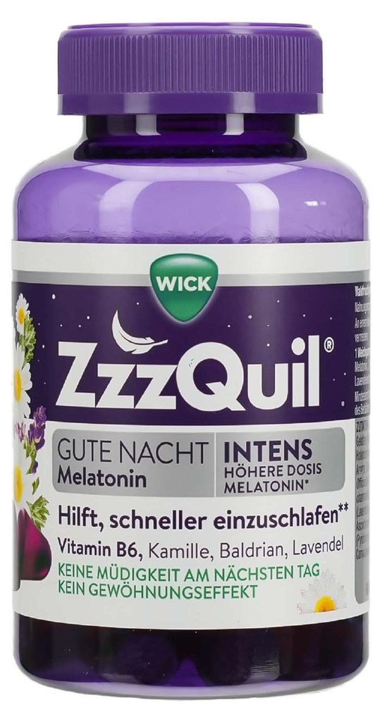 WICK ZzzQuil Gute Nacht Intens 60St PZN 19455588 Produktbild 