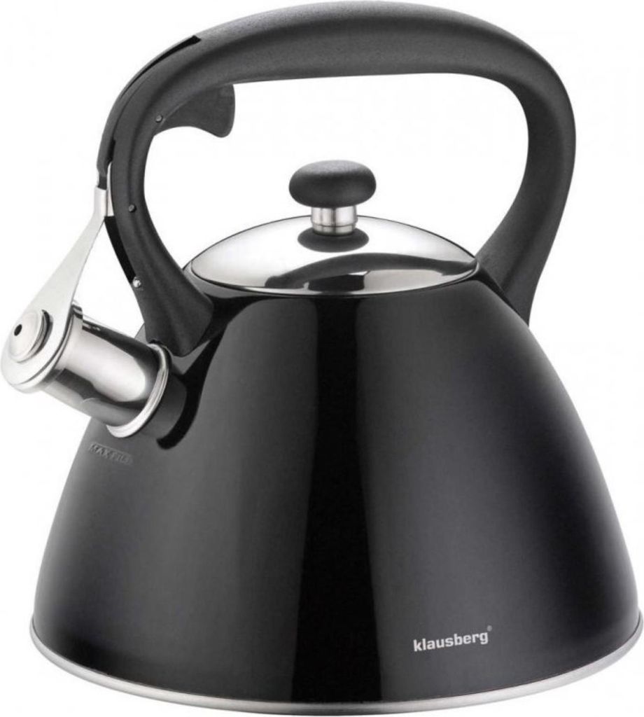Klausberg Wasserkocher Mit Pfeife 3L Kb-7208