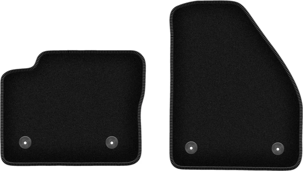 J&J AUTOMOTIVE Tappeti Auto In Velluto Su Misura Per Jaguar F-Pace (2015+), Set 4 Pezzi, Antiscivolo - 3
