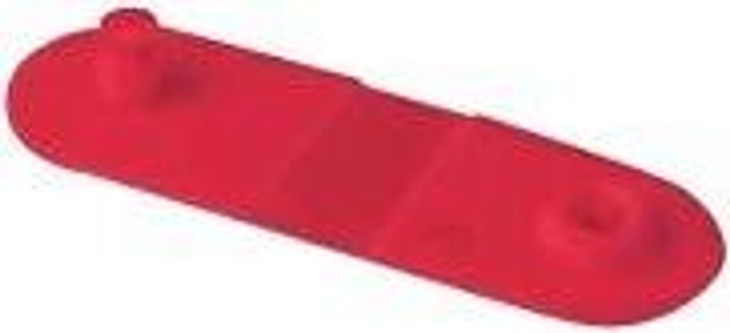 Zebra Clips for use with QuickClip Wristbands, Rot, 275 Stück(e)