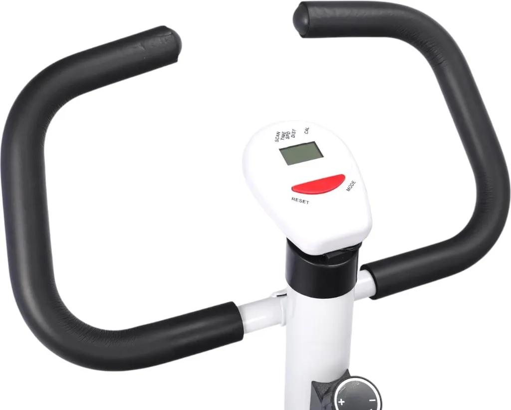 Restez en forme : Vélo d'appartement React V2 blanc compact et stable - 3