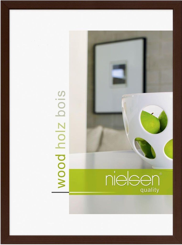 Nielsen cornice per foto in legno Quadrum 20x20 cm wengé Immagine del prodotto 