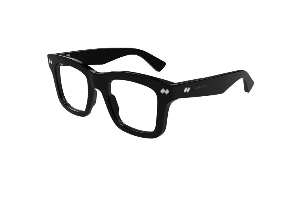 Lunettes de Vue Bottega Veneta BV1353O en Acétate Noir pour Homme