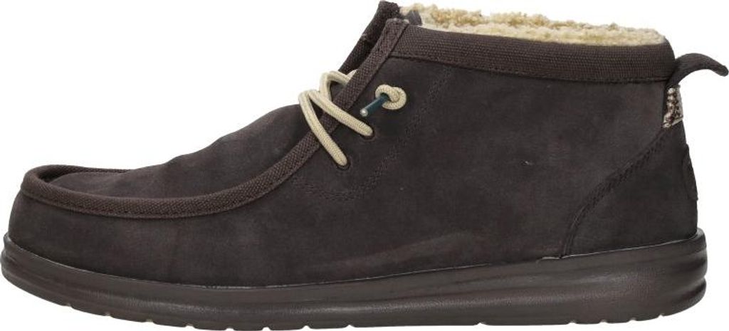 Hey Dude Wally Mid  Veterschoenen Hoog - Donkerbruin - Maat Image du produit 