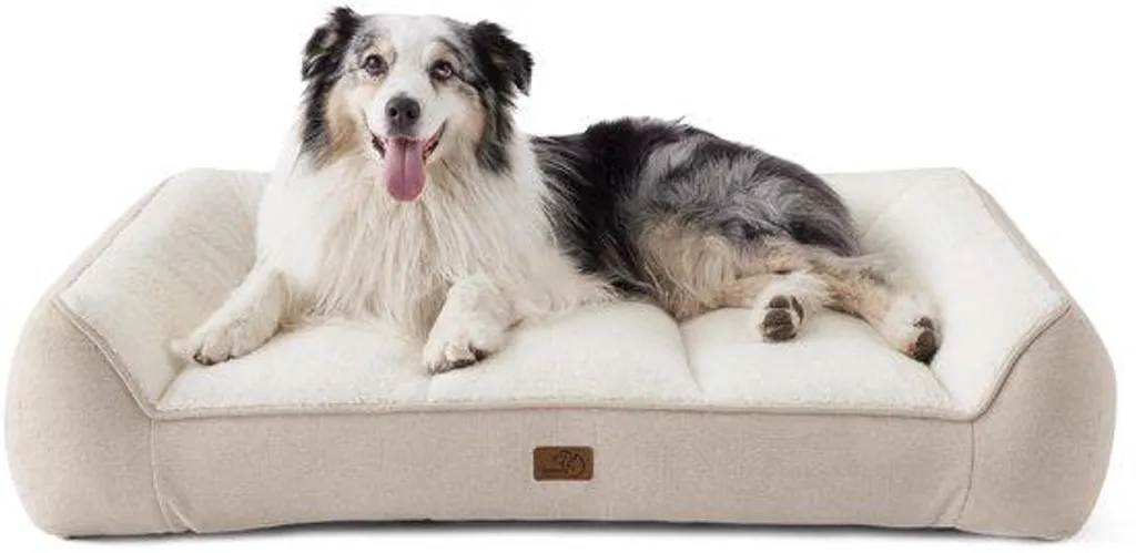Canapé pour chien imperméable et moelleux - Panier grand format 106 cm