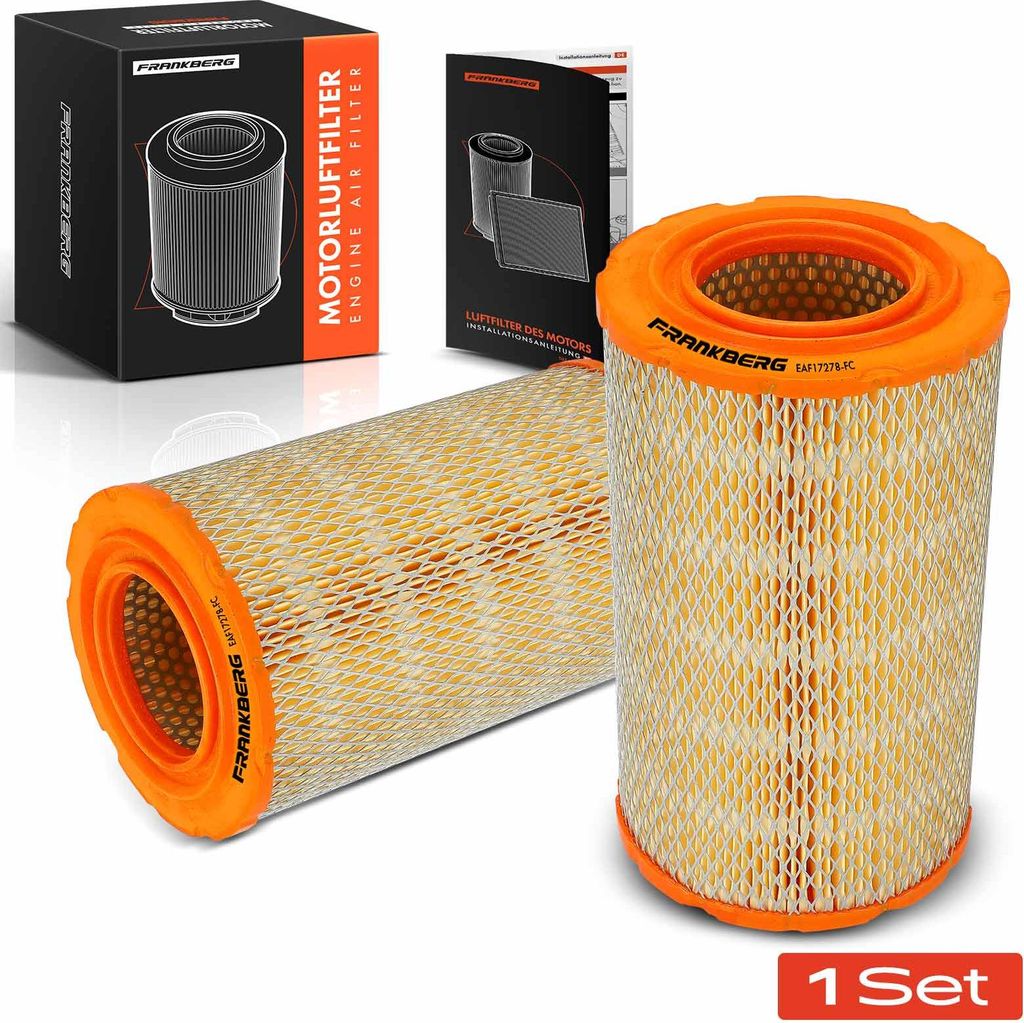 Frankberg 2x Luftfilter Filtereinsatz für Citroën Jumper Bus 230P Fiat Ducato 230 244