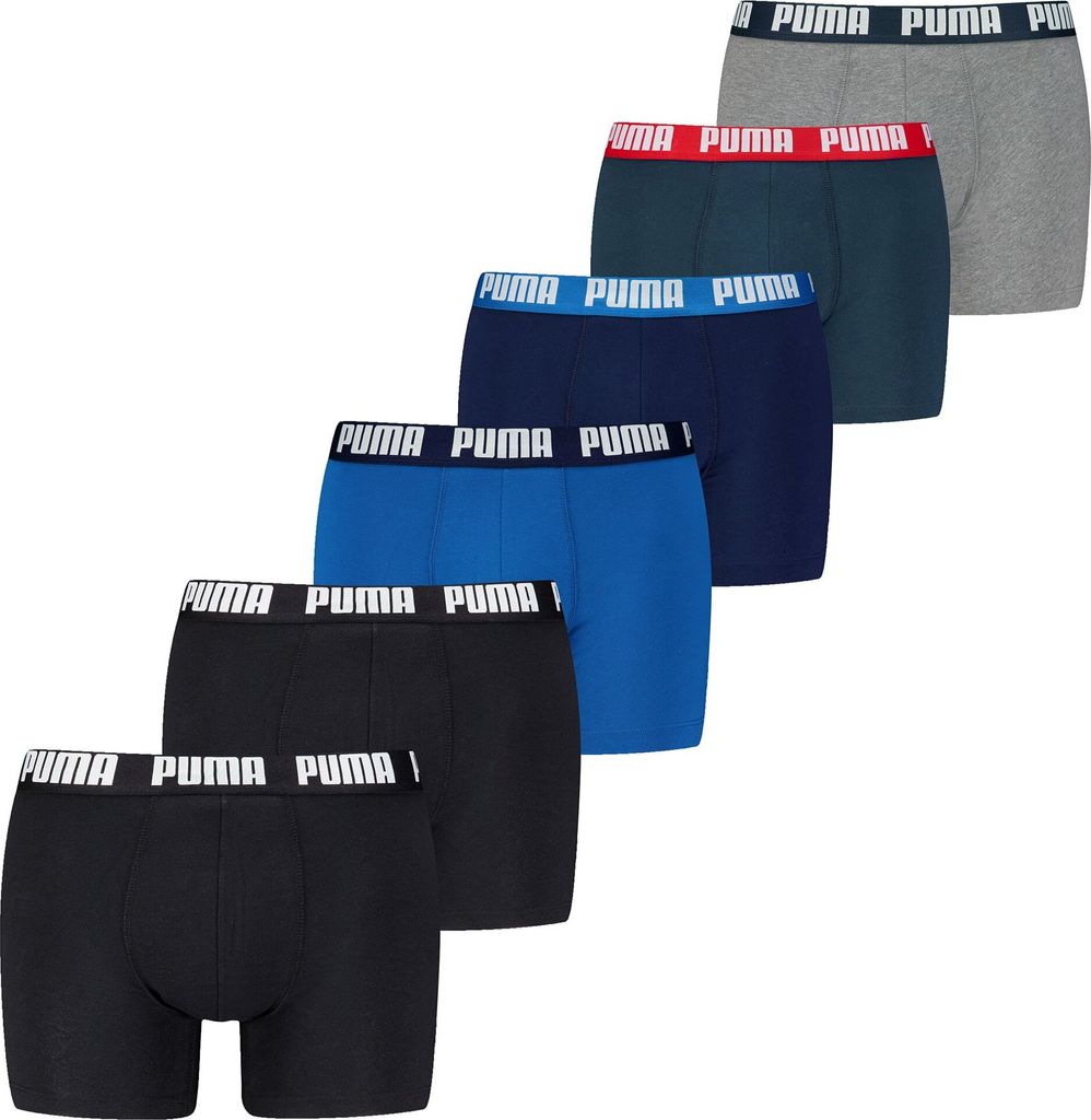 PUMA Herren Boxer Shorts, 6er Pack - Basic Boxer ECOM, Produktbild 